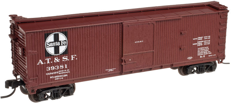 Atlas 50001493 N ATSF BOXCAR #39381