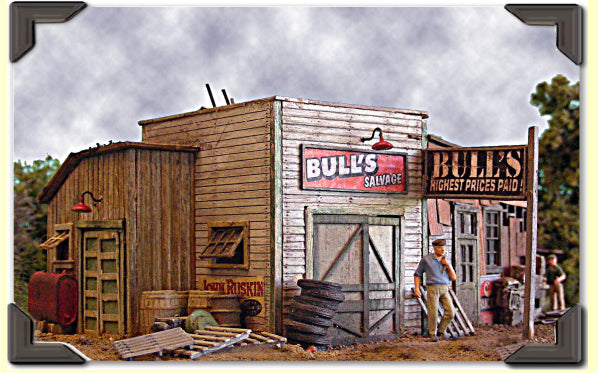 Bar Mills 0452 HO Bull's Salvage Building Kit