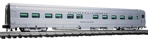 Atlas 30011774 10-6 D&RGW California Zephyr "silver Glacier" Sleeper Car (3Rail)