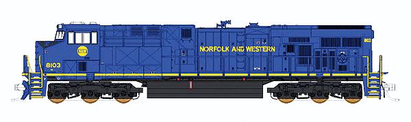 Fox Valley Models 70456 N N&W ES44AC Diesel Locomotive Standard DC #8103