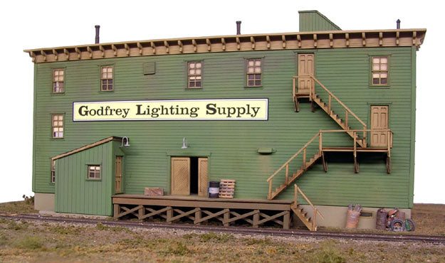 B.T.S. 17000 O Scale Godfrey Lighting Craftsman Building Kit