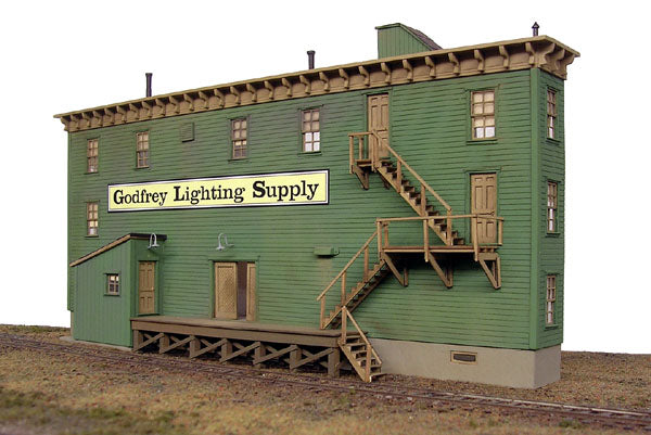 B.T.S. 17000 O Scale Godfrey Lighting Craftsman Building Kit
