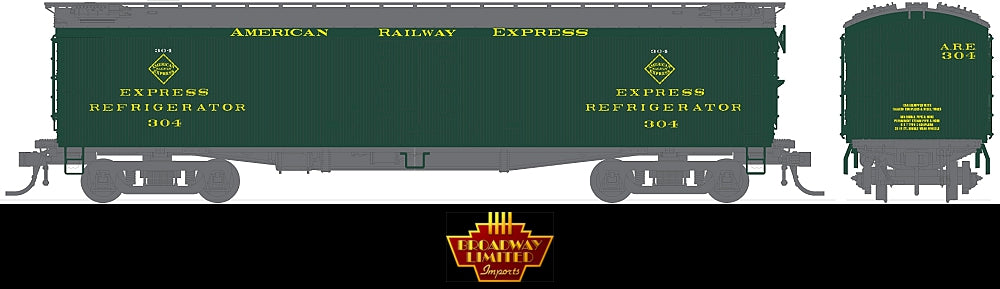 Broadway Limited 1850 HO ARE GACX 53'6" Wood Express Reefer #311,321 (Pack of 2)