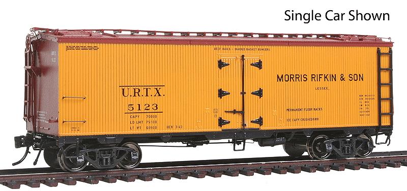 Rapido Trains 121016 HO Morris Rifkin URTX 37' Wood Meat Reefer (4)
