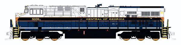 Fox Valley Models 70454 N COG ES44AC Diesel Locomotive Standard DC #8100