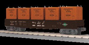 MTH 30-72129 O IC Gondola w/LCL Containers