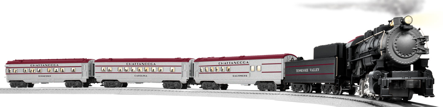 Lionel 6-30228 Chattanooga Express LionChief O Gauge Steam Passenger Train Set