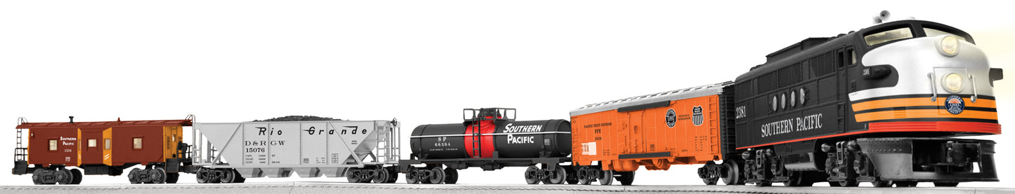 Lionel 6-30217 Southern Pacific Black Widow O Gauge Diesel Freight Train Set