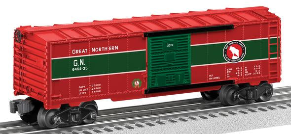 Lionel 6-27948 O Gauge Great Northern Christmas Boxcar #6464-25