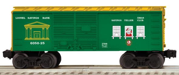 Lionel 6-27946 O #6050-25 Christmas Savings Boxcar