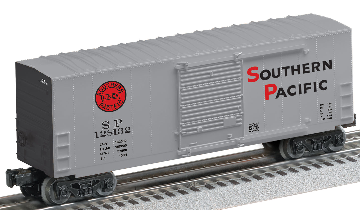 Lionel 6-25946 O SP Black Widow Hi-Cube Boxcar