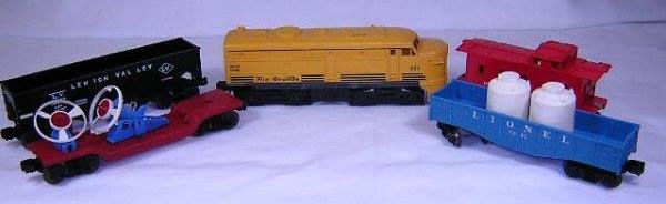 Lionel 11440 Vintage O 221 Rio Grande Space Freight Set