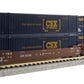 Kato 106-6170 N AOK MAXI-IV 53' Stack Cars w/CSX Containers #55358 (Set of 3)