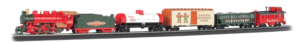 Bachmann 00724 HO Scale Jingle Bell Express Steam Starter Freight Train Set