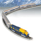 Bachmann 24023 N Scale Alaska Mckinley Explorer Diesel Starter Train Set