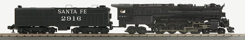 MTH 30-1604-1 ATSF 4-8-4 Imperial North Steam Locomotive #2916