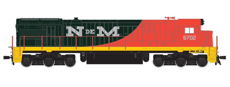Broadway Limited 2448 HO Nacionales de Mexico GE C30-7 Paragon2™ #6702