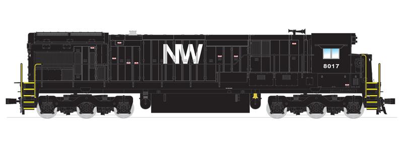Broadway Limited 2453 HO Norfolk & Western GE C30-7 Paragon2™ #8036