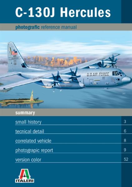 Italeri 1255 1:72 Lockheed Martin C-130 J Hercules Military Aircraft Plane Kit