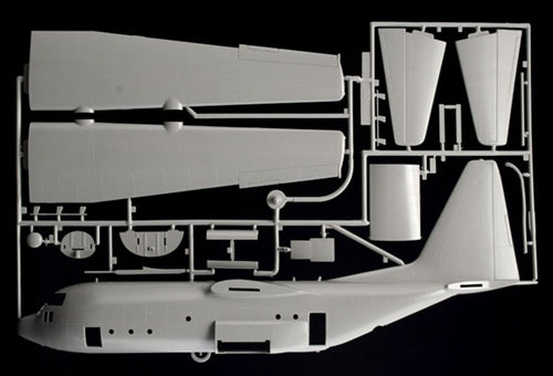 Italeri 1255 1:72 Lockheed Martin C-130 J Hercules Military Aircraft Plane Kit