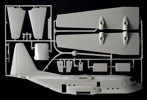 Italeri 1255 1:72 Lockheed Martin C-130 J Hercules Military Aircraft Plane Kit