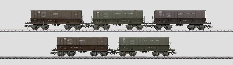 Marklin 48434 HO Mineraliers Type Fad Ore Car 5-Pack
