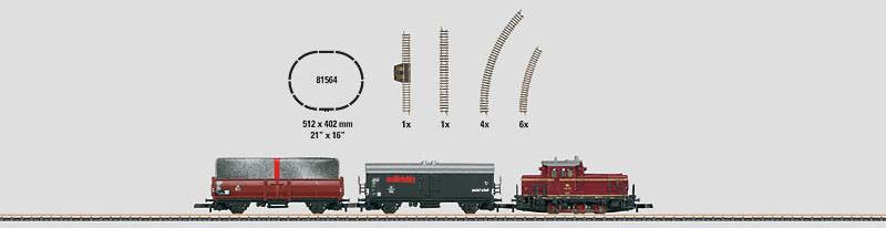 Marklin 81564 Z DB Cube Freight Starter Set