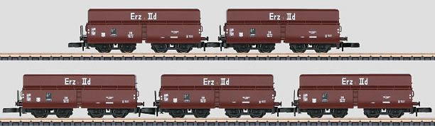 Marklin 82800 Z German Federal RR DB Ore Transport Freight Car Set (Set of 5)