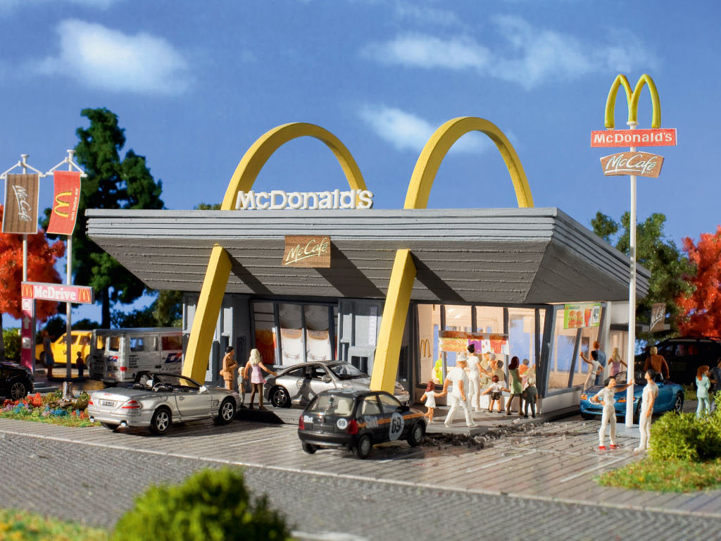 Vollmer 770-7765 N Scale McDonald's Restaurant Kit