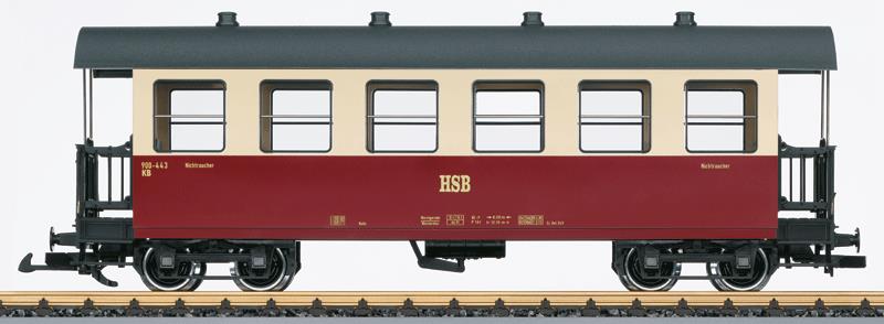 LGB 37731 G Scale Harz Narrow Gauge Railways 2nd Class Passenger Car