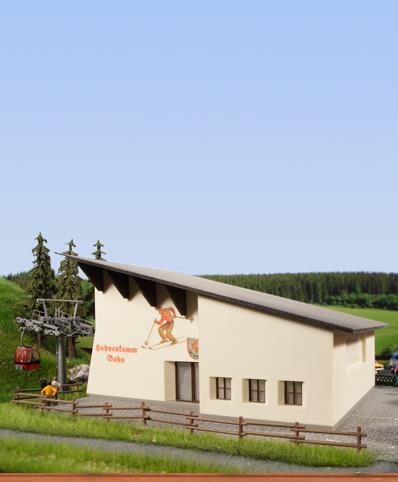 Brawa 6343 HO Hahnenkamm Cable Railway Structure Set Kit