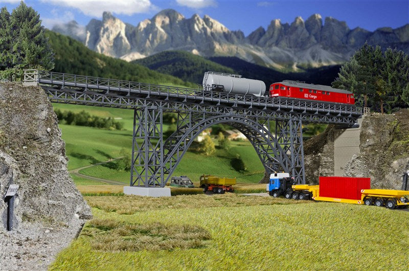 Kibri 39704 HO Scale Cathedral Valley Steel Girder Viaduct Bridge - Single Track