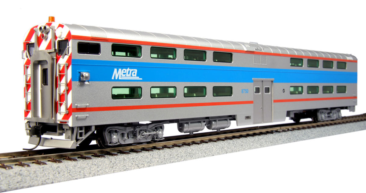 KATO HOゲージ 35-6021 Amtrak Cab Coach 鉄道模型 Kato 35-6021 HO Scale Amtrak Bi-Level Cab Coach Passenger