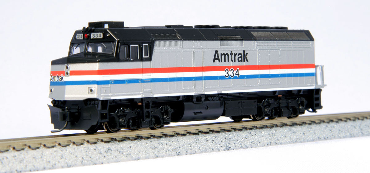Kato 176-9006 N Scale Amtrak F40PH Diesel #334 - Phase III w/Ditch Lights