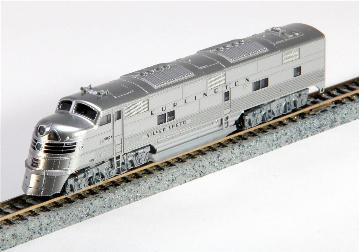 Kato 176-5401 N Chicago, Burlington & Quincy EMD E5A Diesel Locomotive #9910A