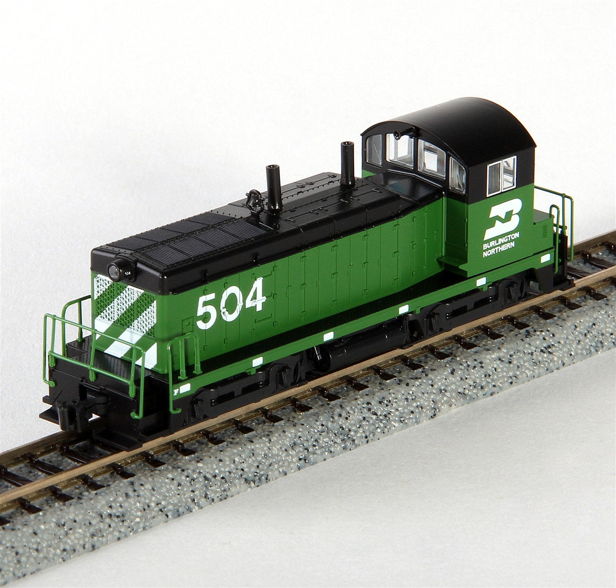 Kato 176-4369 N Burlington Northern EMD NW2 Diesel Locomotive #504