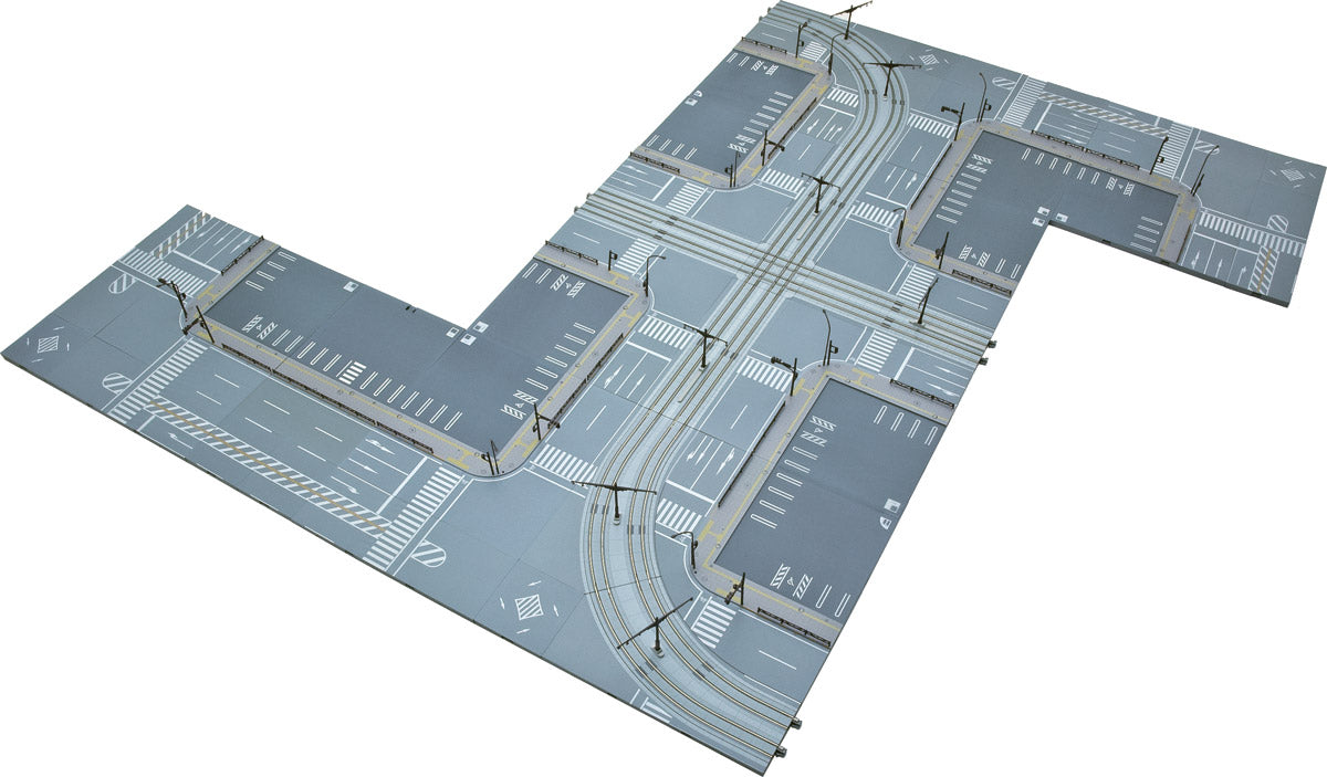 Kato 40-801 N Unitram Street Track Set V51 Figure-Eight Crossing Expansion Set