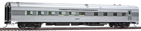 Walthers 932-15125 HO New York Central 85' Budd Diner RTR Plated Metal Finish