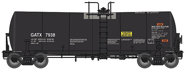 Walthers 920-100003 HO GATX Proto 40ft 14K Tank #7938