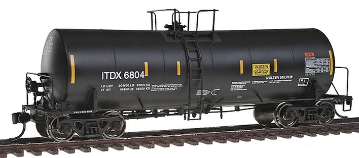 Walthers 920-100005 HO Scale ITDX 40' Trinity 14000G Sulfur Tank Car #6806