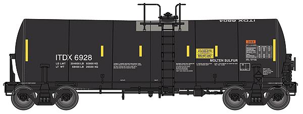 Walthers 920-100006 HO Scale ITDX Proto 40ft 14K Tank #6928