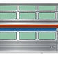 Walthers 14322 HO Amtrak 85' Budd Hi-Level Sky Lounge - Lighted - Ready to Run