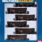 Walthers 910-56951 HO Scale ATSF 36 2-Bay Offset Hopper (Set of 6)