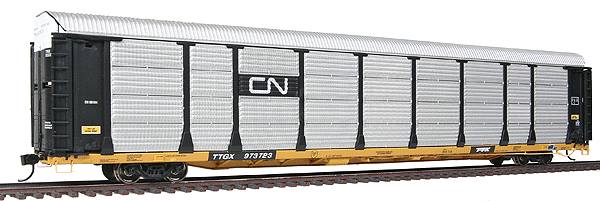 Walthers 920-101303 HO CN TTGX 89' Thrall Bi-Level Auto Carrier #978648
