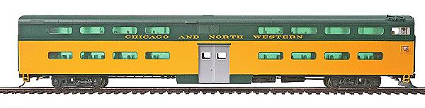 Walthers 920-15501 HO Chicago & North Western 85' PS Bi Level Coach Car