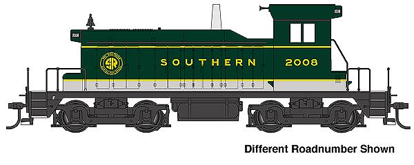 Walthers 910-9206 HO Southern Railway EMD SW1 Standard DC Green White Gold #2011
