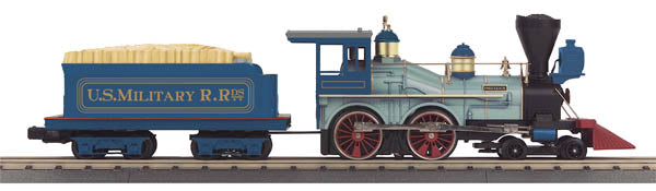 MTH 30-1575-1 O U.S. Military 4-4-0 General Steam Engine with Proto-Sound 3.0