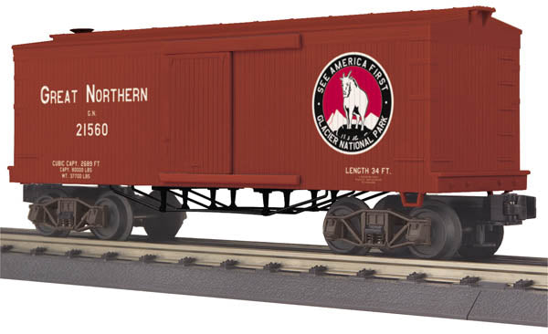 MTH 30-74698 O Great Northern 19th Century 34' Boxcar #21560