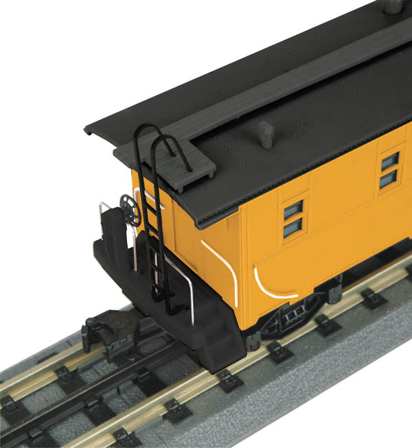 MTH 30-77214 O Milwaukee Road RailKing Offset Steel Caboose Car #01604