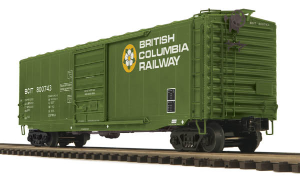 MTH 20-93580 O Gauge British Columbia 50' PS1 Boxcar #800743
